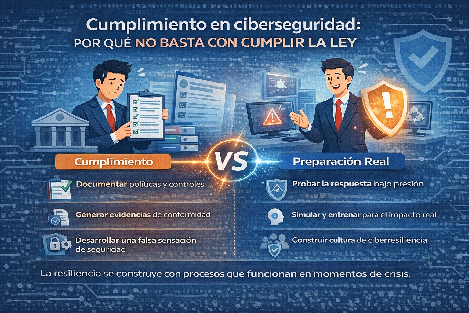 Cumplimiento en ciberseguridad: por qué no basta con cumplir la ley